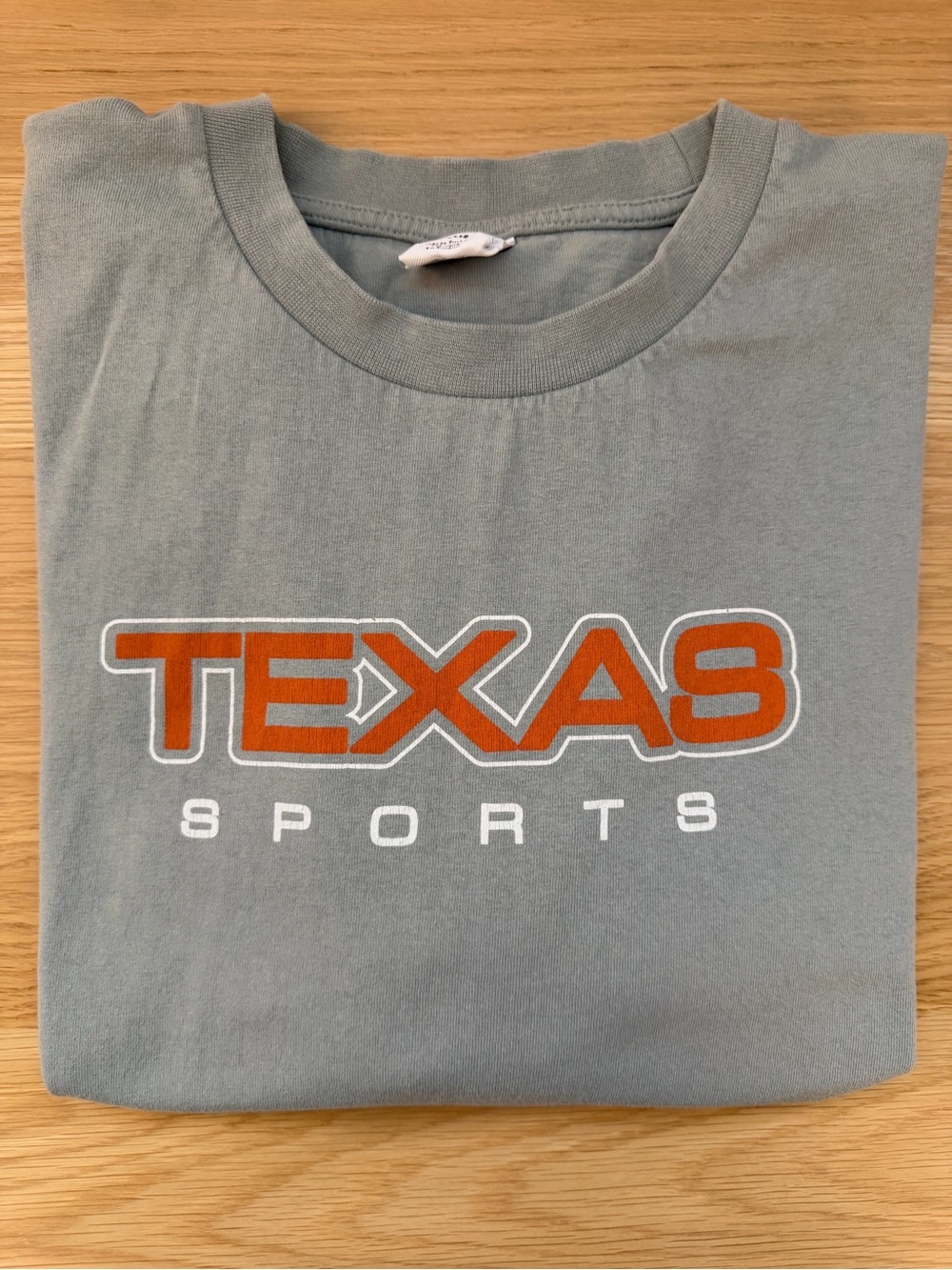 Urban Outfitters Texas Sports Tee - Dusty Sage with Orange Logo